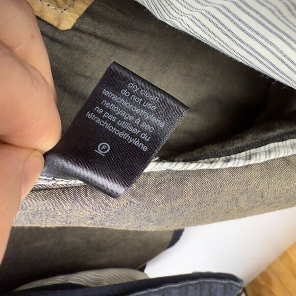 JOHN VARVATOS 100% Cotton Chambray Button Front Dark Blue Blazer Jacket Size 40R - Picture 6 of 11